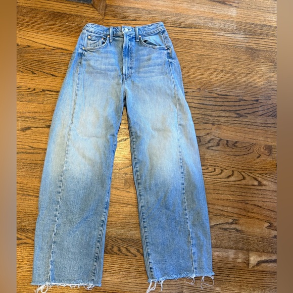 MOTHER The Half-Pipe Ankle Fray in I Confess, Size 25 - Picture 2 of 6